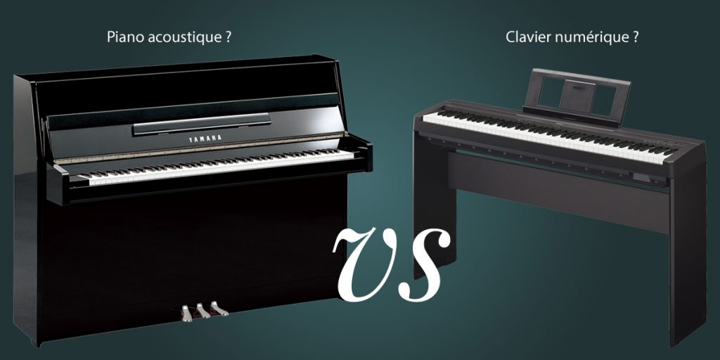 Comparatif piano numérique vs piano acoustique